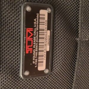 TUMI Black Textured Sleeve